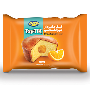 کیک دو قلو پرتقالی گرجی شرکت پخش مروارید زرین پارس MZP
