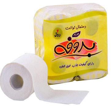 دستمال توالت دلسی 4 قلو بروفه ناز پر یزد شرکت پخش مروارید زرین پارس MZP
