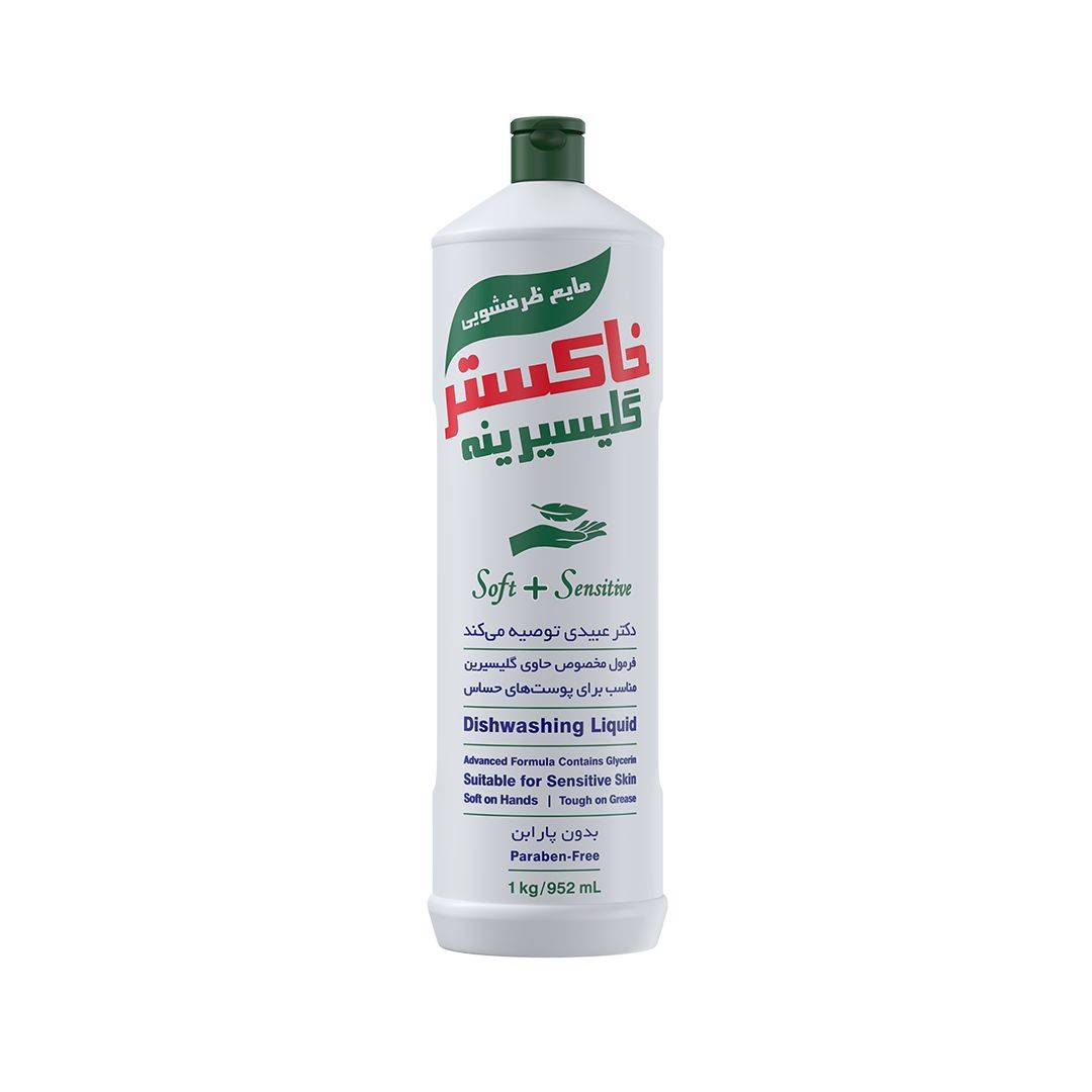 مايع ظرفشويي صدفي 1000 گرمي 15 عددي - خاكستر گليسيرينه