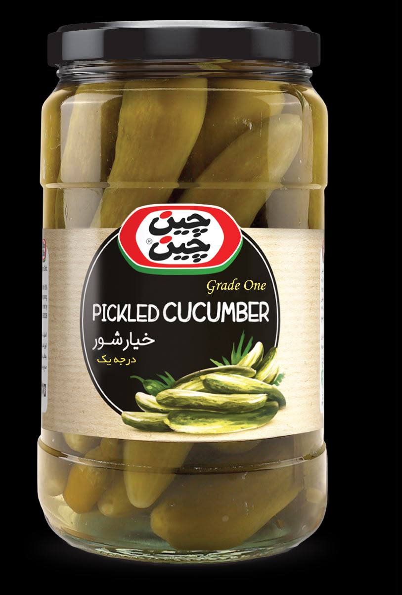 خيارشور درجه يك 670 گرمي 12 عددي - چين چين
