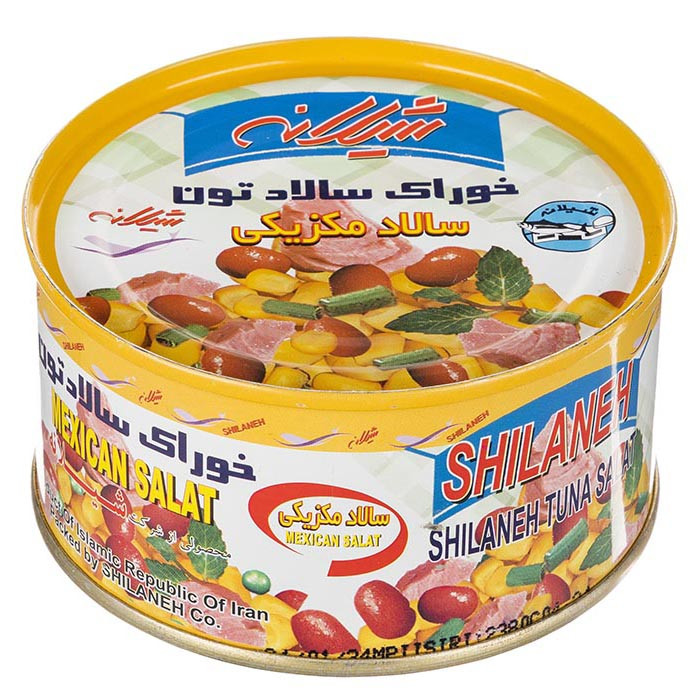 كنسرو سالاد تن ماهي 170 گرمي 24 عددي - شيلانه