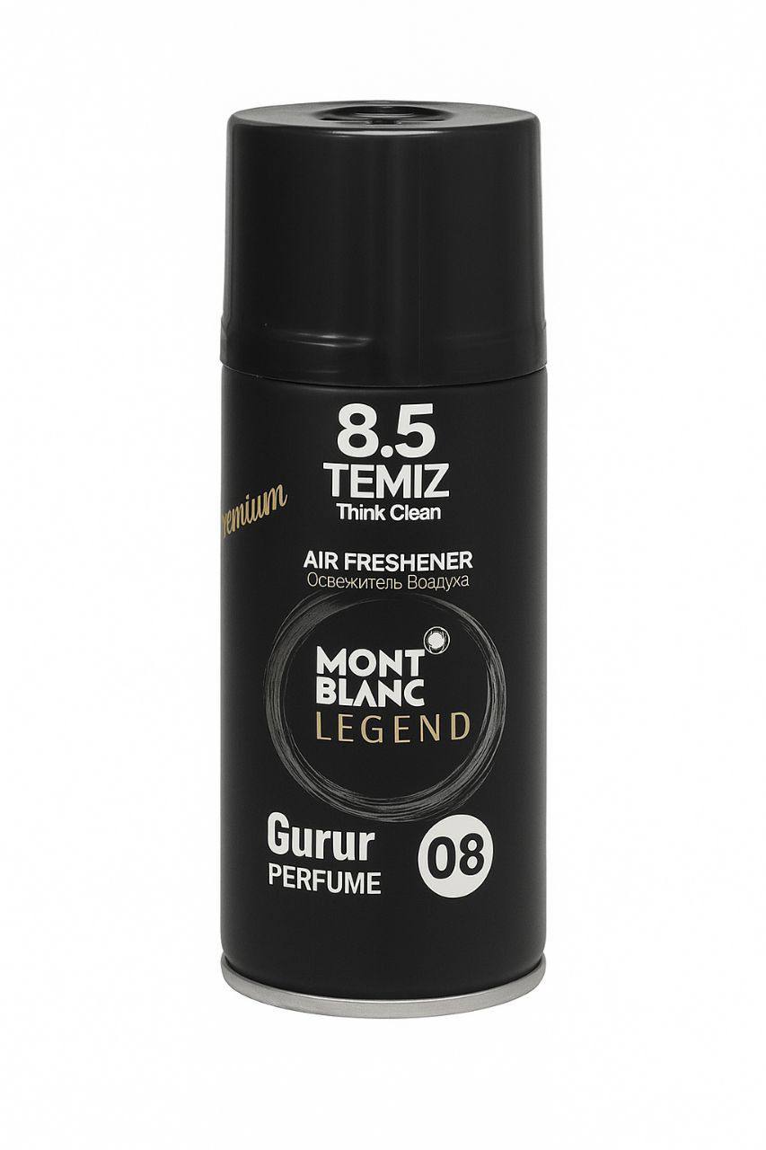 اسپري خوشبو كننده هوا يدكي 260 ميل پريميوم مونت بلان 1عددي - تميز