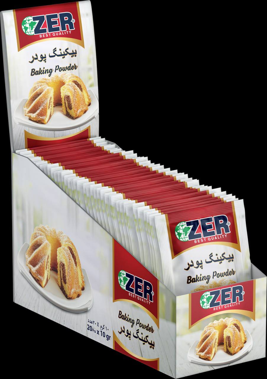 بيکينگ پودر 10 گرمي 20 عددي - ZER