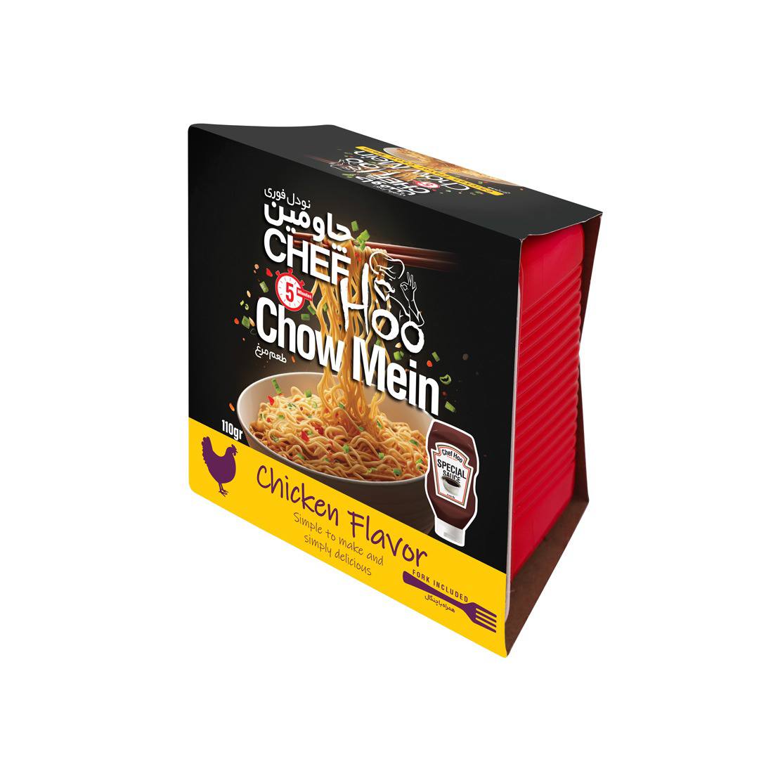 نودل 110 گرم چاومين كاسه اي مرغ 8 عددي - شف هوو 