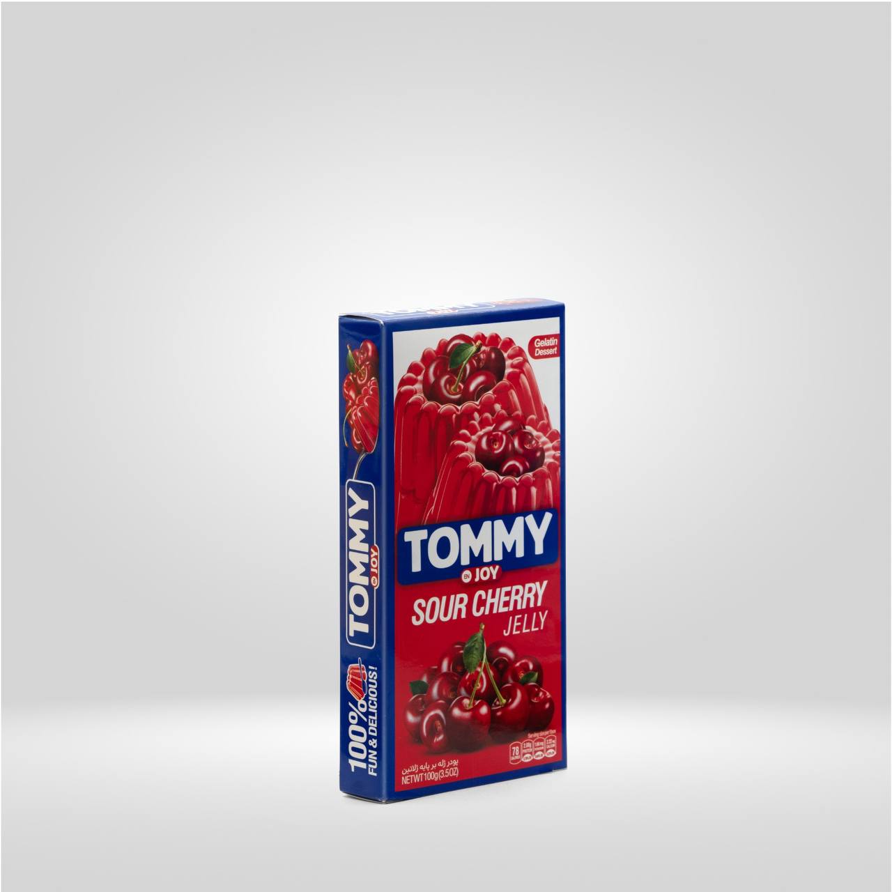 پودر ژله آلبالو 100 گرمي 12 عددي - تامي